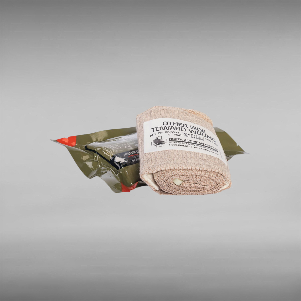 FLAT EMERGENCY TRAUMA DRESSING (ETD) 4 IN.